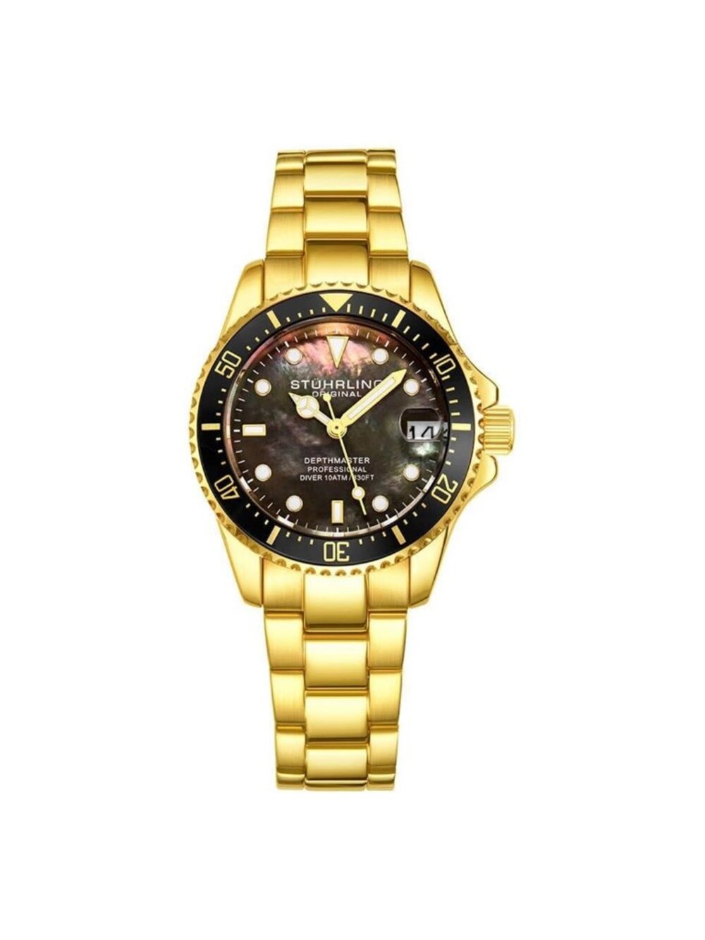 NWT Stuhrling Original Vogue Quartz Black Dial Ladies Watch